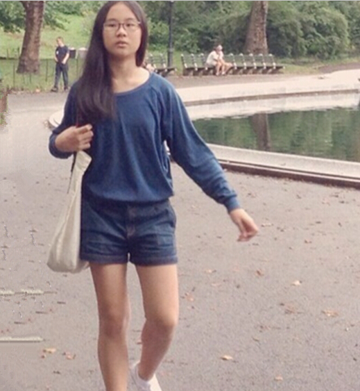 王菲前夫窦唯12岁小女儿近照