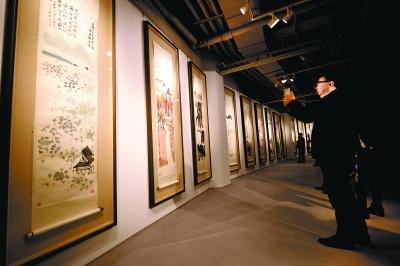 齐白石最大画作60年首亮相
