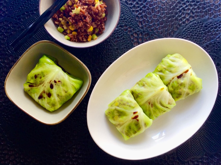 精致素食——圆白菜包饭