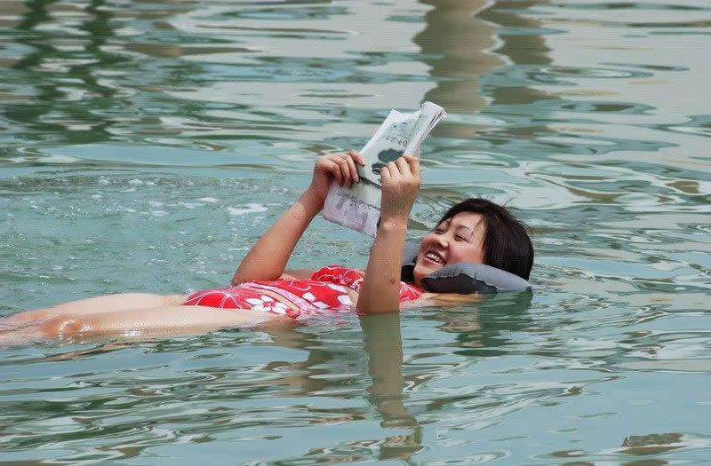 中国死海运城盐湖 来华夏文明孕育地泡个汤
