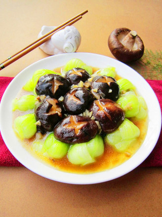 蚝油香菇油菜