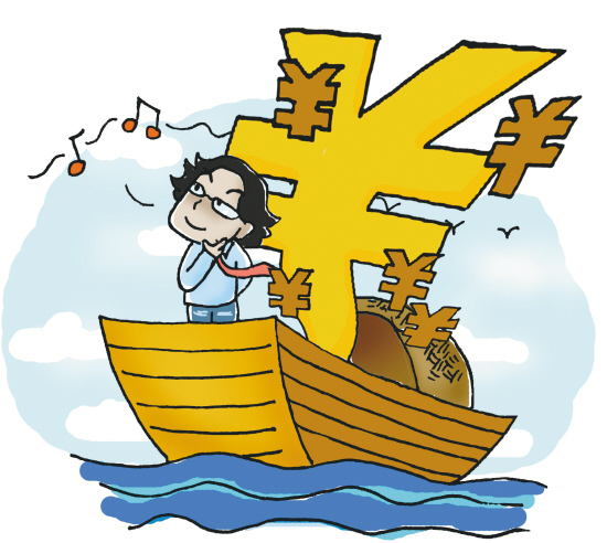 中国地区负债额