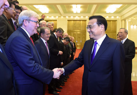 李克强接见外国领导