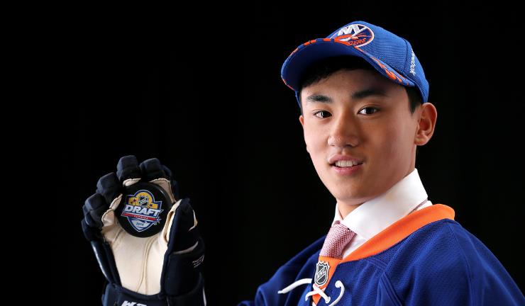 宋安东被纽约岛人选中 成中国NHL第一人