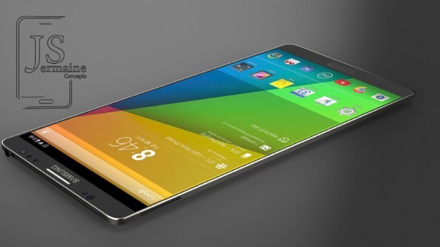 三星Note 5 3D渲染图