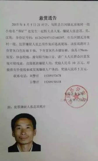陕西旬阳特大杀人案真相揭开 嫌疑人服毒自尽