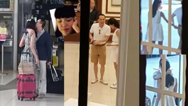 李泽楷和长发女子约会