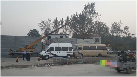 山东爆炸杀人案现场