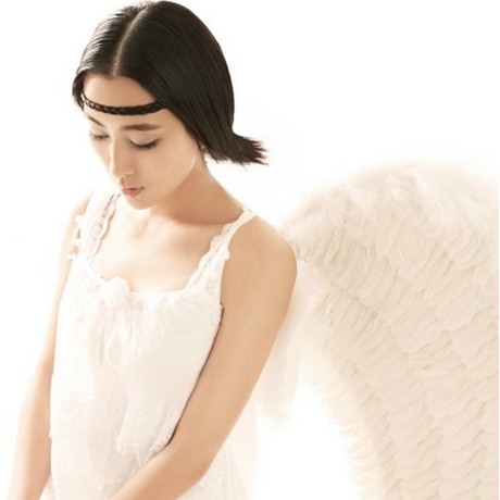 马苏羽毛造型化身美丽天使5