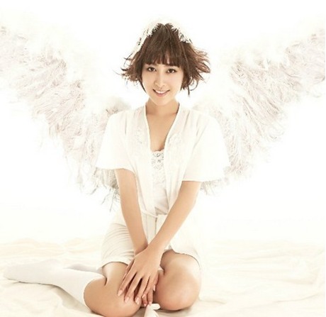 马苏羽毛造型化身美丽天使6