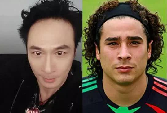 国内明星撞脸世界杯球星 