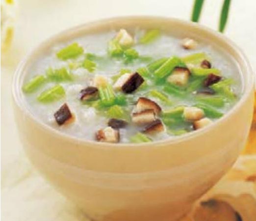 养生早餐粥：田园时蔬粥、芹菜香菇粥、银耳高粱粥