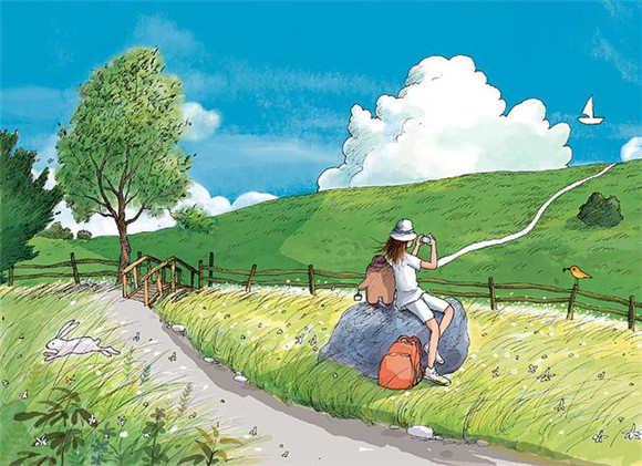 这些漫画里，有我们随风飘远的乡村童年回忆···