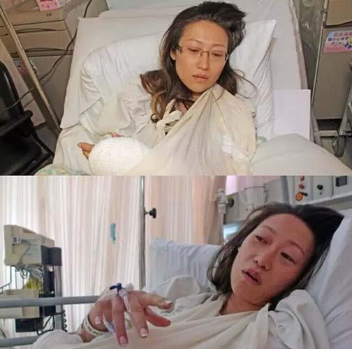 翻版谢婷婷裸照被兜售欲自杀 晒割脉照以死控诉