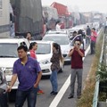 国庆高速免费首日再现大堵车