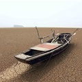 走进鄱阳湖腹地：渔船搁浅湖床“大草原”