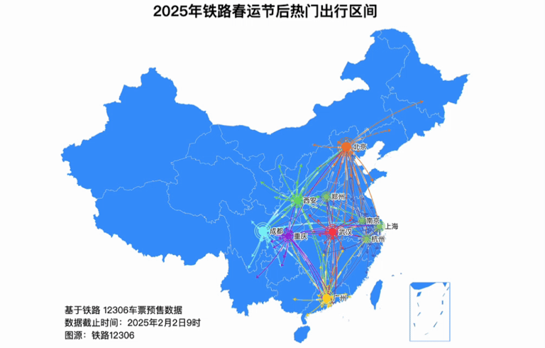 春节假期倒计时！正月初五铁路春运迎来返程客流高峰，火车可携带“年货清单”来了