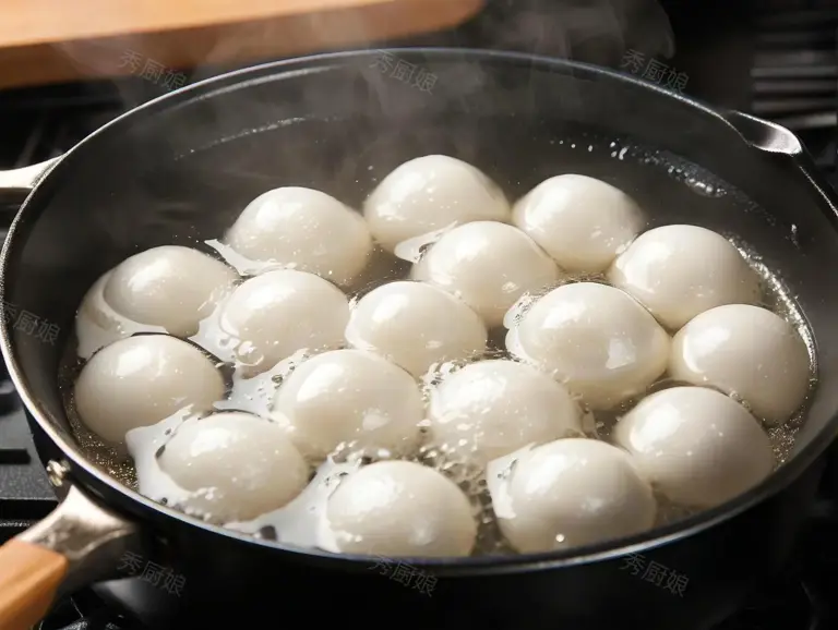 煮冻汤圆，牢记别直接下锅煮，教你正确做法，出锅不漏馅，不夹生
